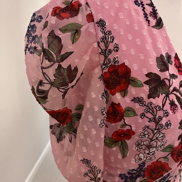 Keepsake The Label Floral‎ Pink Ruched Dress - Picture 4 of 6